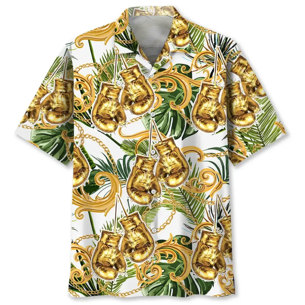 Luxury Tropical Boxing Hawaiian Shirt HWBN2762409 - Beltina
