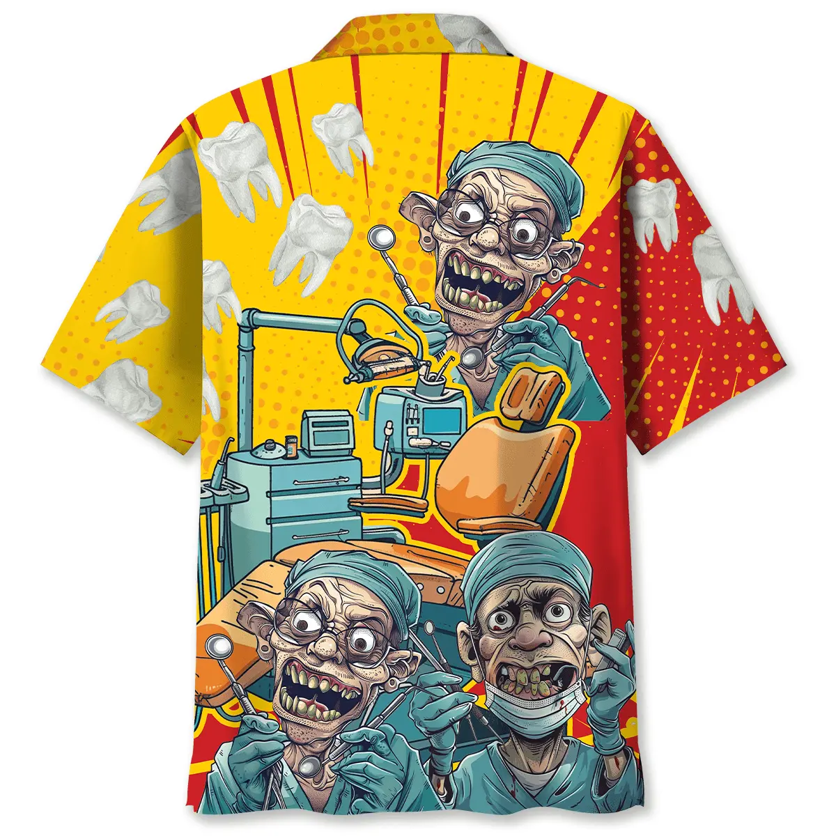 mad-dentist-graphic-art-hawaiian-shirt-2