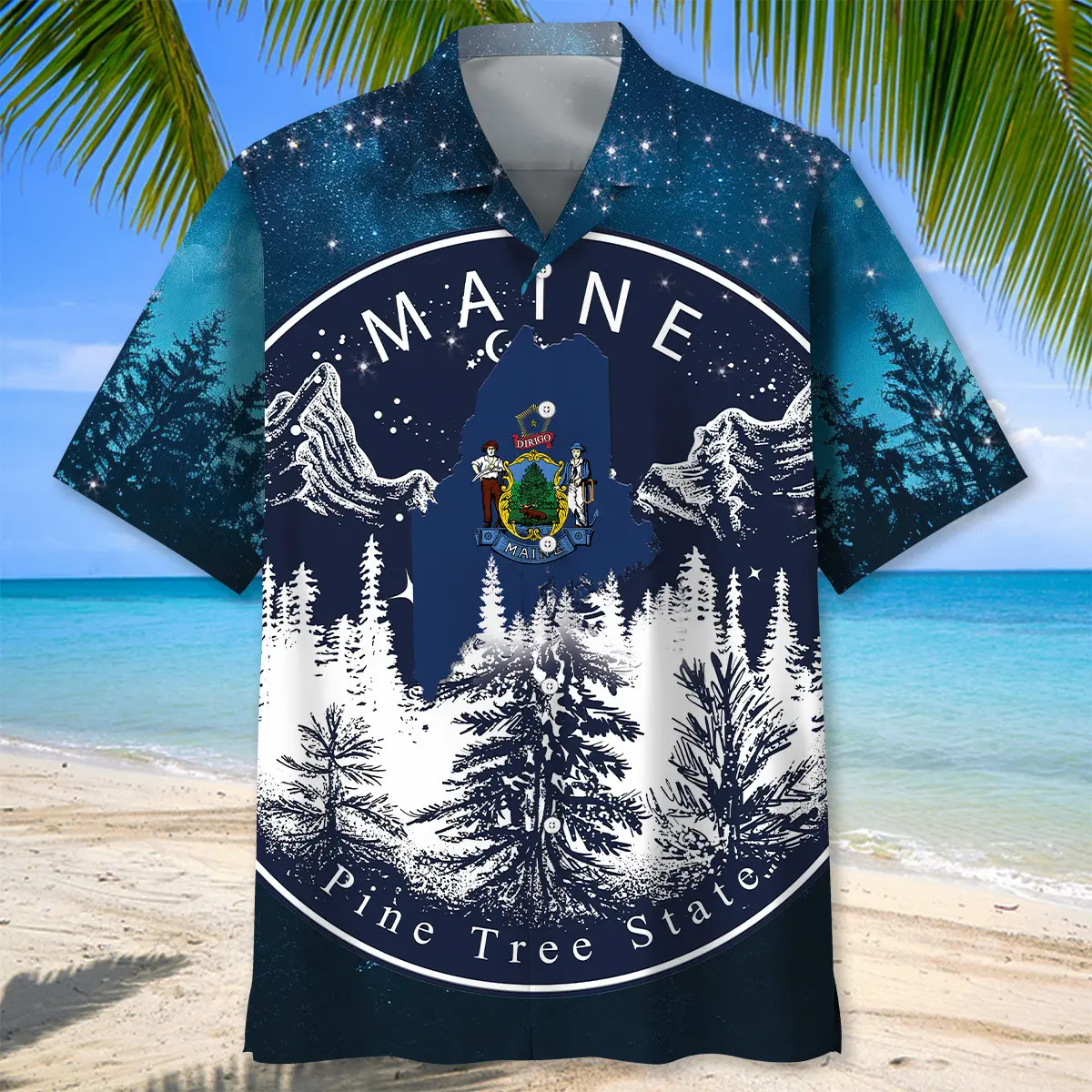 maine-proud-state-night-hawaiian-shirt-1