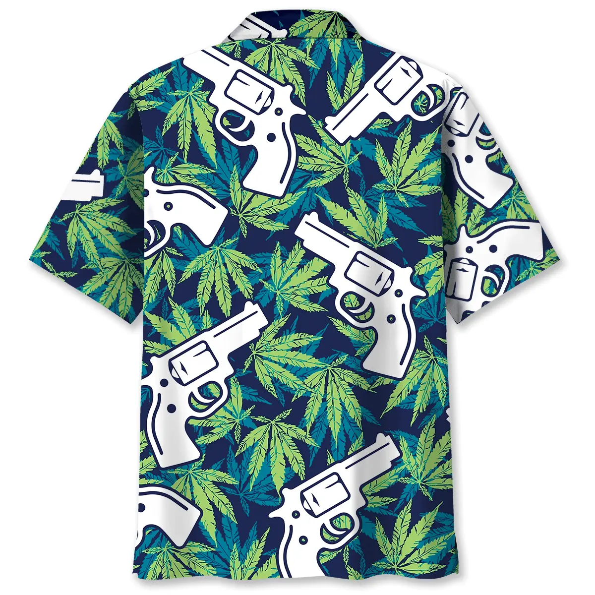 marijuana-leaf-guns-hawaiian-shirt-2