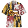 Maryland Proud Vintage Hawaiian Shirt HWBN2763840 - Beltina