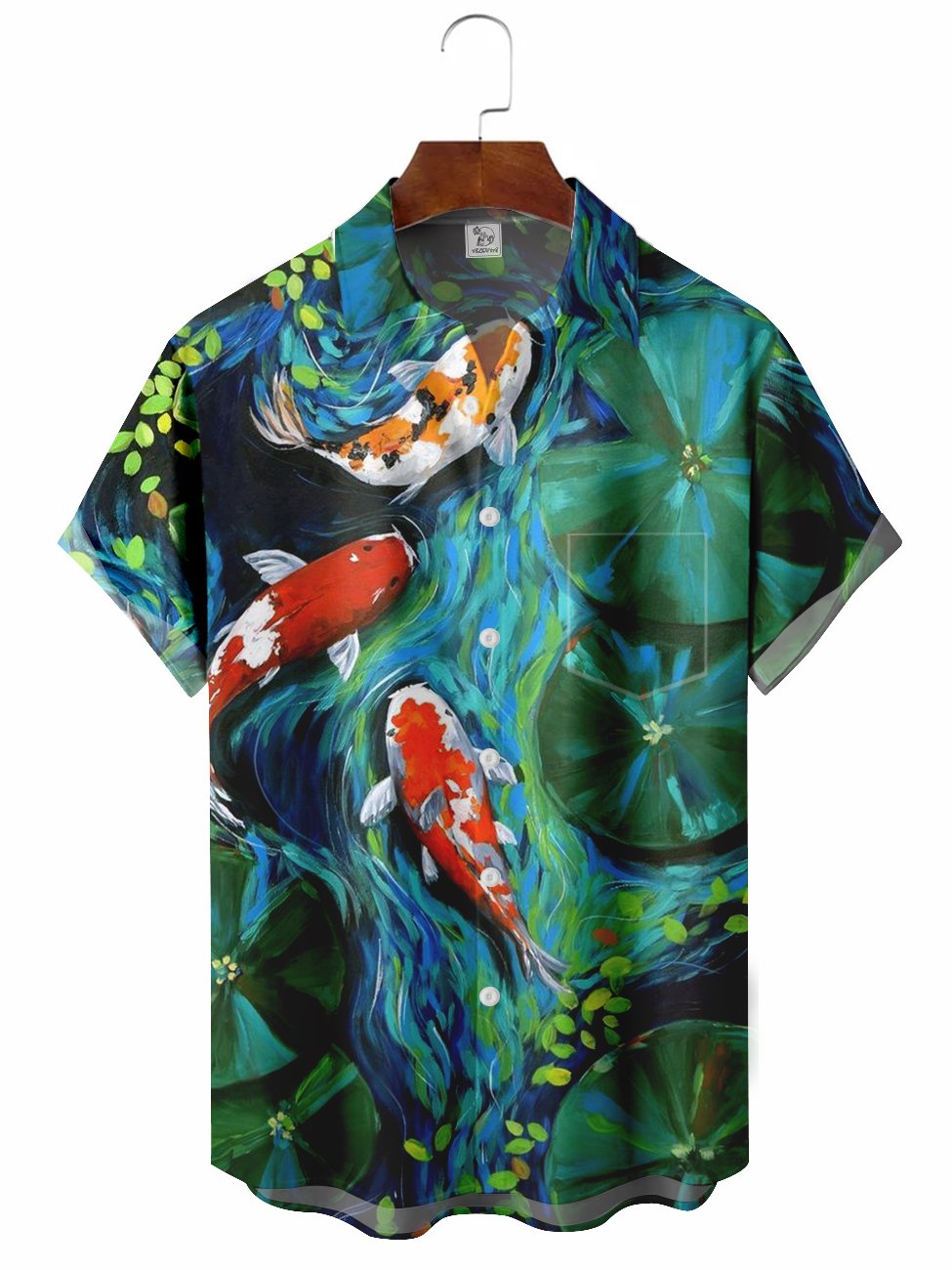 mens-fish-illustration-casual-hawaiian-shirt