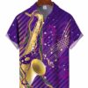 Men's Mardi Gras Musical Instrument Casual Hawaiian Shirt HWBN2765236 - Beltina