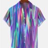 Men's Multicolor Abstract Casual Hawaiian Shirt HWBN2765300 - Beltina