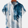 Men's Oil Painting Line Series Printing Casual Breathable Hawaiian Shirt HWBN2765235 - Beltina