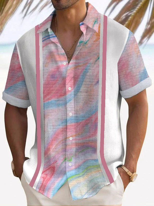 mens-retro-gradient-contrast-print-hawaiian-shirt