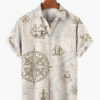 Men's Steamer Print Hawaiian Shirt HWBN2765366 - Beltina