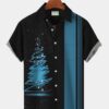 Men's Vintage Bowling Christmas Hawaiian Button Hawaiian Shirt HWBN2765247 - Beltina