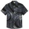 Men's Vintage Geometric Ethnic Gradient Print Hawaiian Shirt HWBN2765354 - Beltina