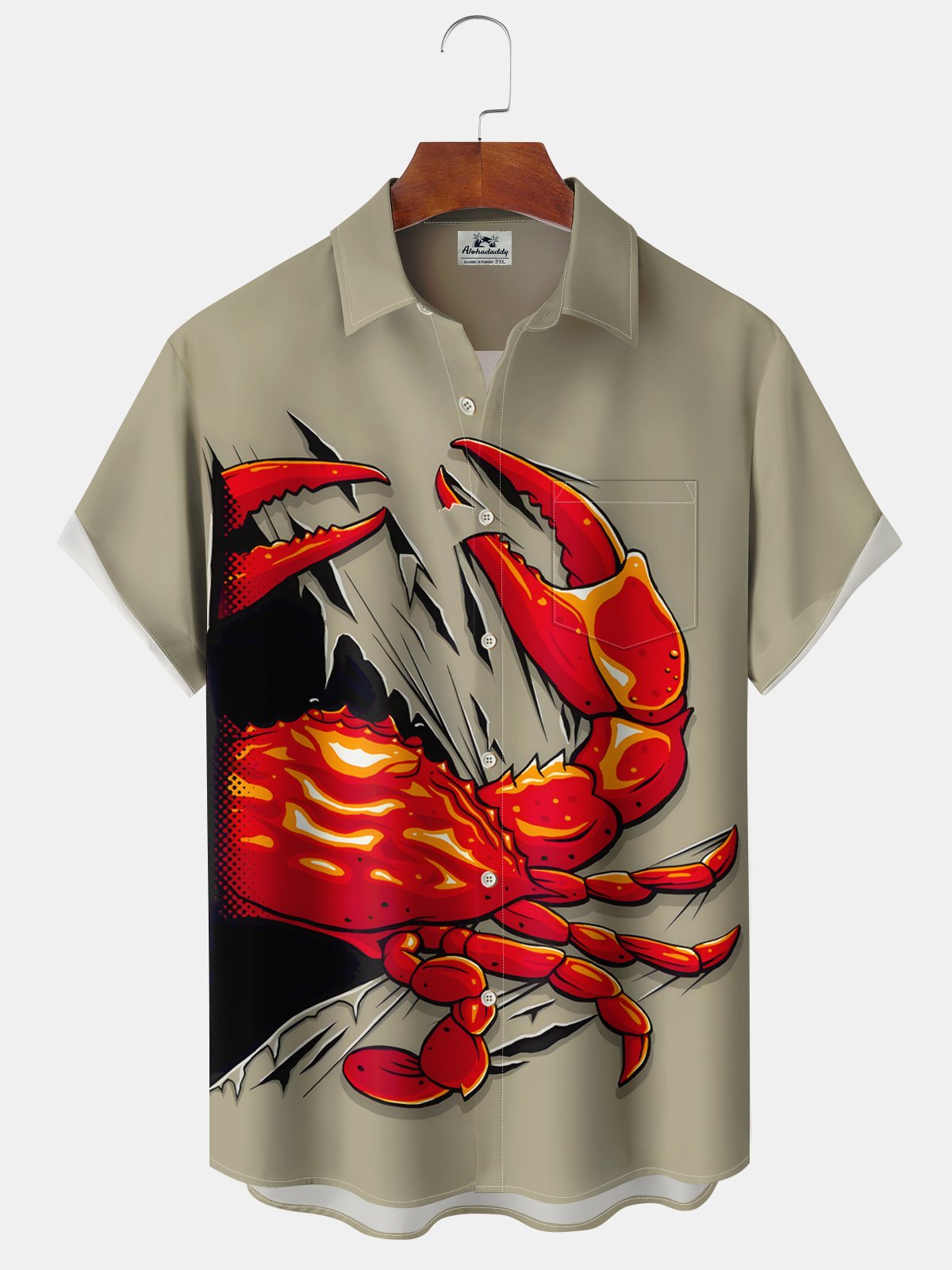 mens-vintage-holiday-crab-sea-life-hawaiian-shirt