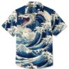 Men's Vintage Japanese Ukiyoe Wave Dragon Hawaiian Shirt HWBN2765249 - Beltina