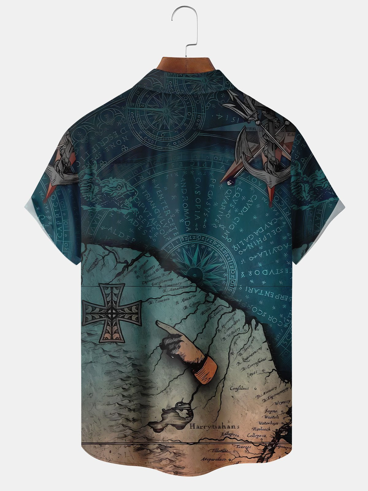 mens-vintage-medieval-nautical-anchor-map-hawaiian-vacation-hawaiian-shirt-1