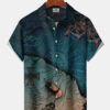 Men's Vintage Medieval Nautical Anchor Map Hawaiian Vacation Hawaiian Shirt HWBN2765122 - Beltina