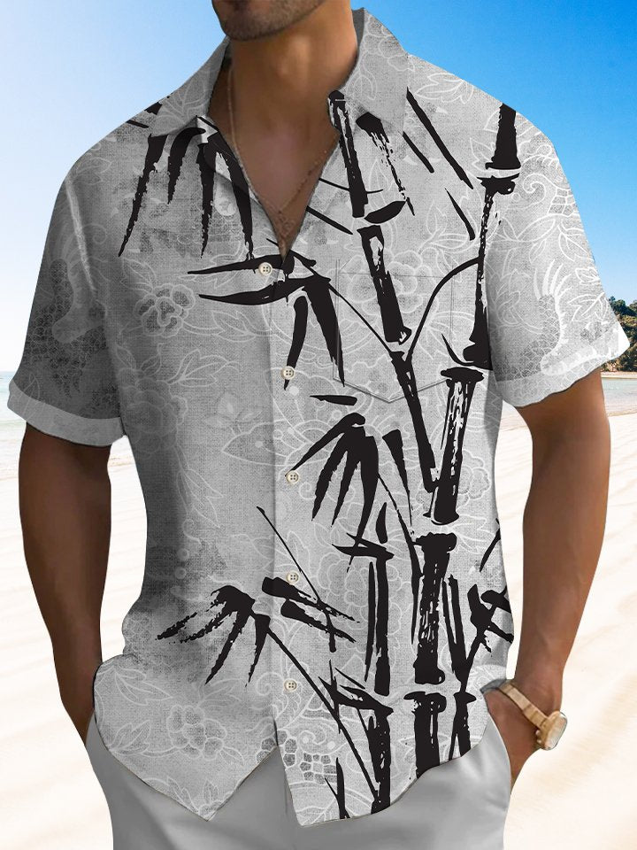 mens-vintage-oriental-dragon-ink-bamboo-print-daily-casual-hawaiian-shirt-1
