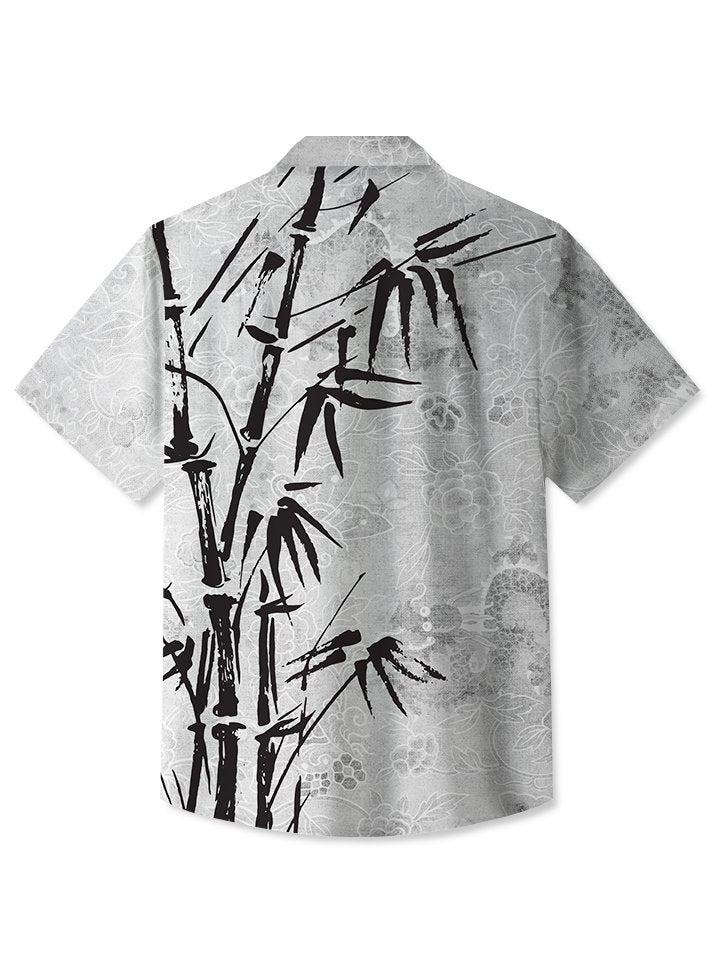 mens-vintage-oriental-dragon-ink-bamboo-print-daily-casual-hawaiian-shirt-2