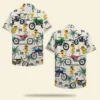 Motocross Duck Unisex Hawaiian Shirt Aloha Shirt Summer Vibe Dirt Bike and Fancy Duck Pattern HWBN2765607 - Beltina