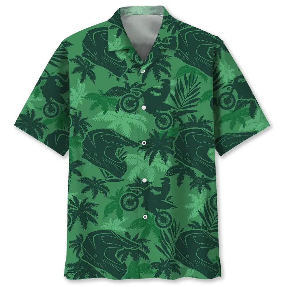 motocross green coconut hawaiian shirt HWBN2762679 - Beltina