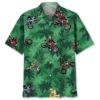motocross green tropical hawaiian shirt HWBN2762680 - Beltina