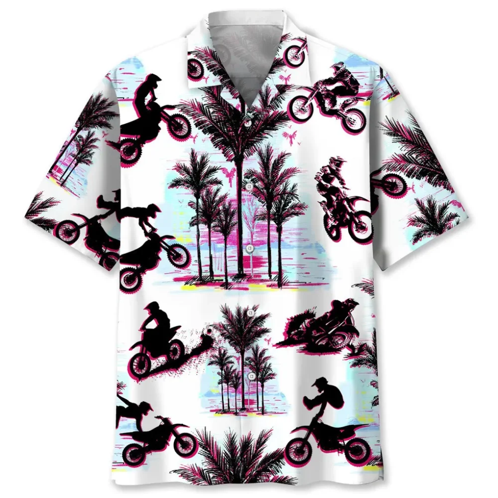 motocross palm trees hawaiian shirt HWBN2762689 - Beltina
