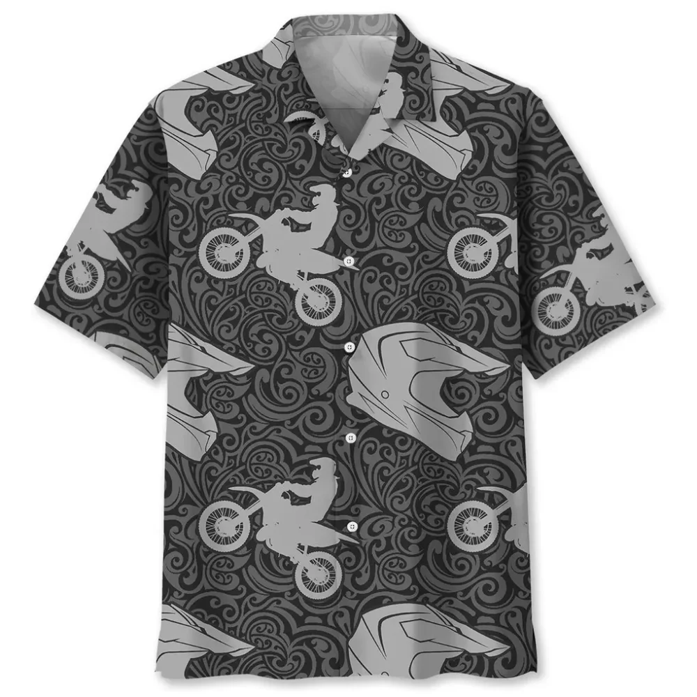 Motocross Pattern Hawaiian Shirt HWBN2762690 - Beltina