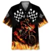 Motocross Racing Fire Hawaiian Shirt HWBN2764546 - Beltina