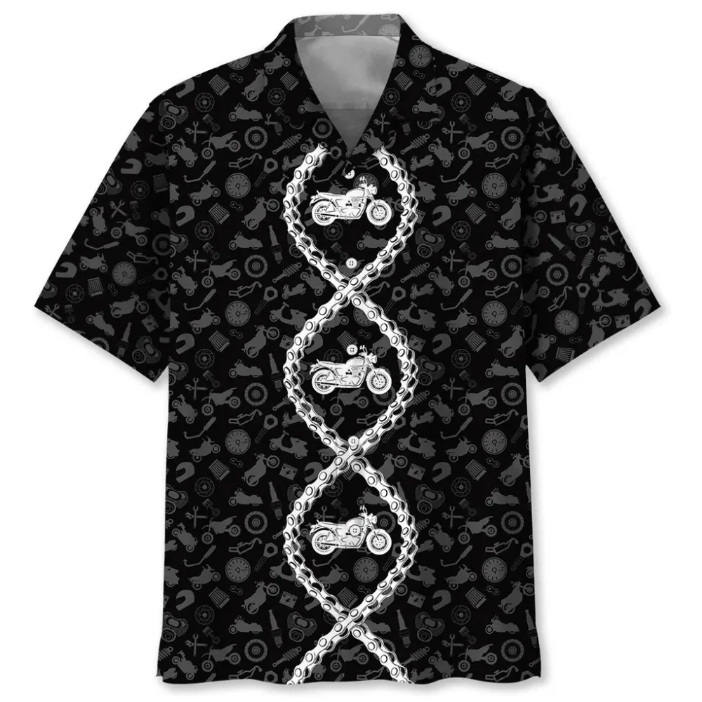 Motorcycle Dna Hawaiian Shirt HWBN2762533 - Beltina