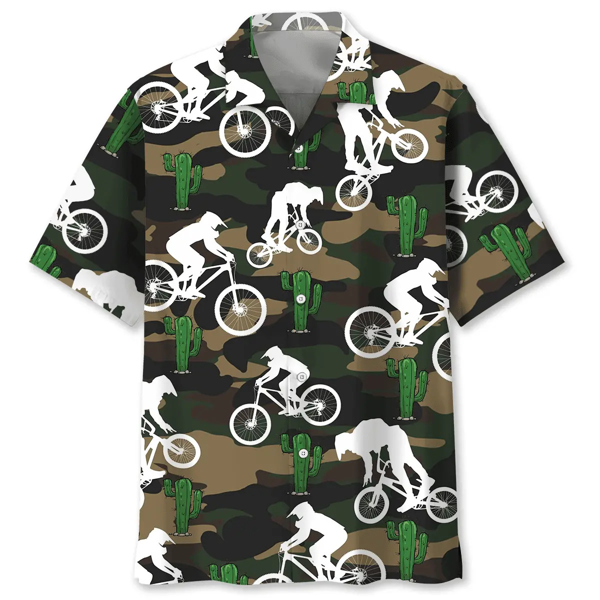 mountain-bike-green-cactus-hawaiian-shirt