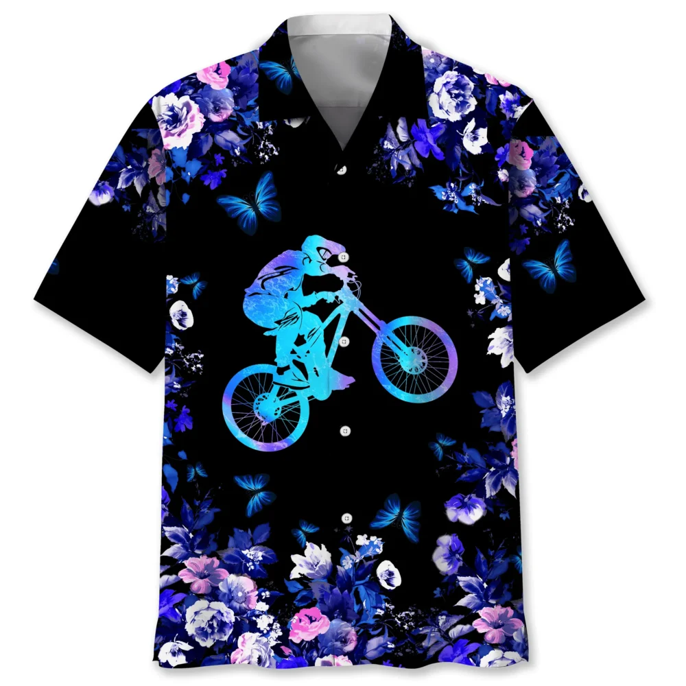 Mountain Bike Hawaiian Nature Hawaiian Shirt HWBN2762543 - Beltina