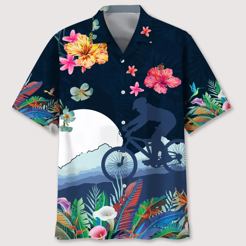 Mountain Bike Love Tropical Hawaiian Shirt HWBN2762545 - Beltina