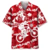 Mountain Bike Red Nature Hawaiian Shirt HWBN2762550 - Beltina