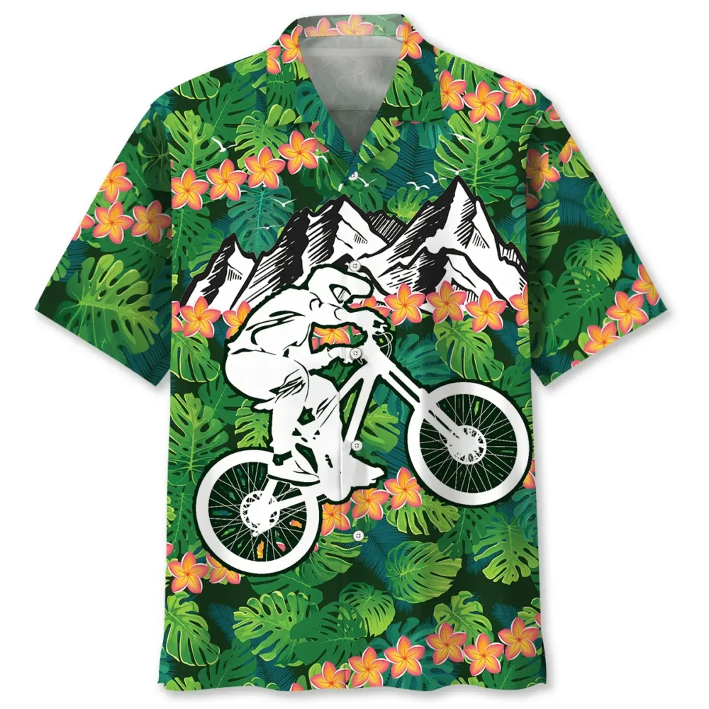 Mountain Bike Tropical Hawaiian Shirt HWBN2762726 - Beltina