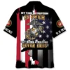 My Time In Uniform Is Over But Being A Marine Never End Hawaiian Shirt HWBN2763992 - Beltina