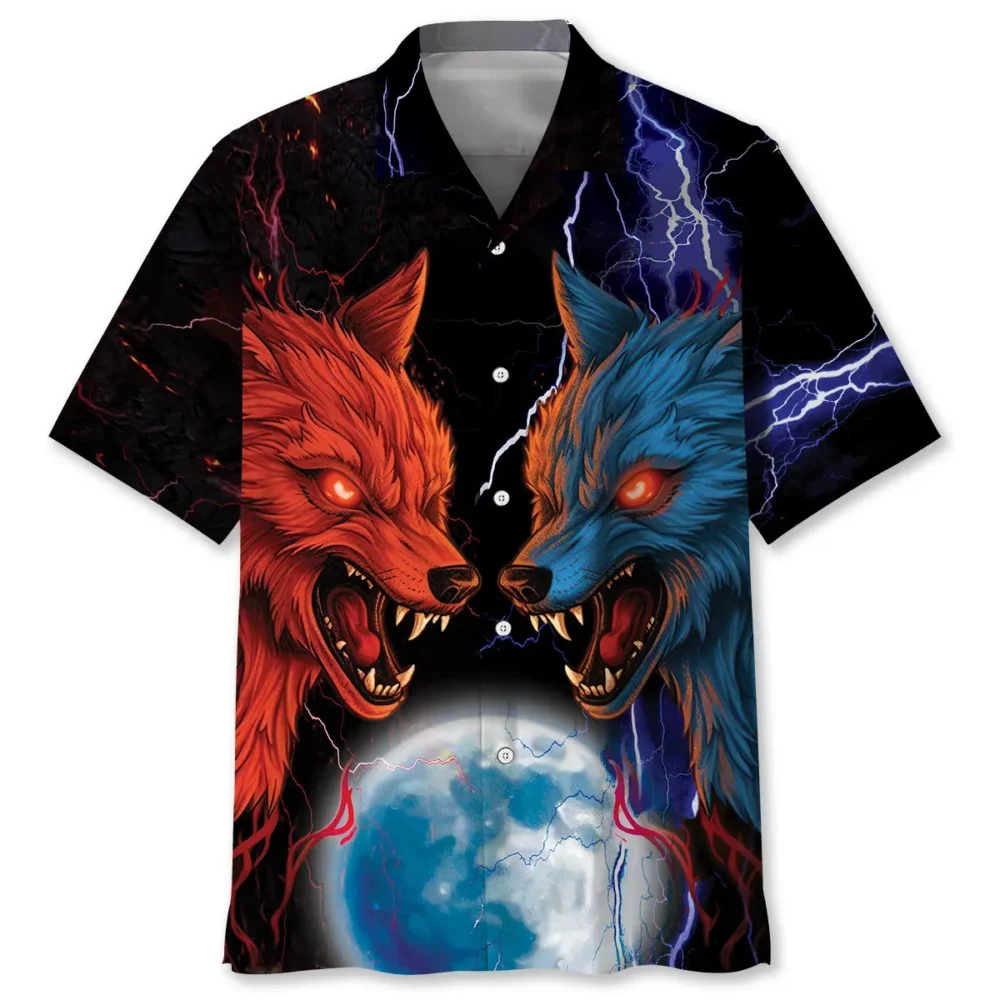 Mythology Wolf Hawaiian Shirt HWBN2762878 - Beltina