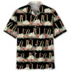 Nature Cricket Black Hawaiian Shirt HWBN2764347 - Beltina