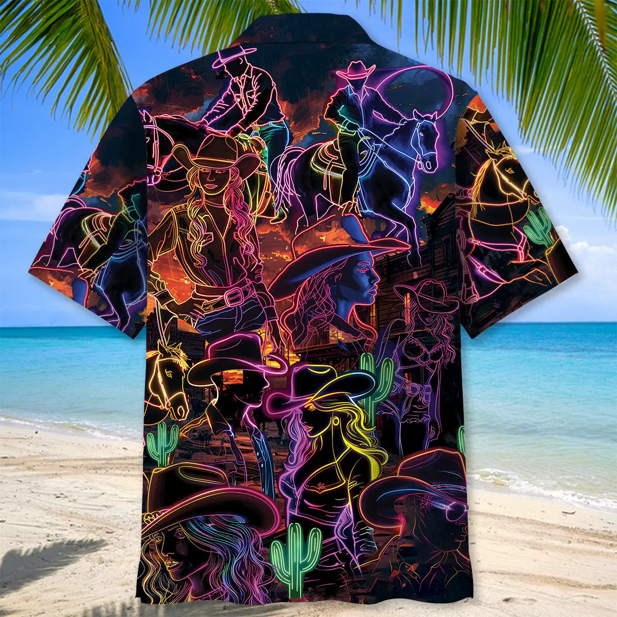 neon-cowboy-vintage-art-hawaiian-shirt-3