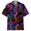 Neon Drum Skeleton Hawaiian Shirt HWBN2764437 - Beltina