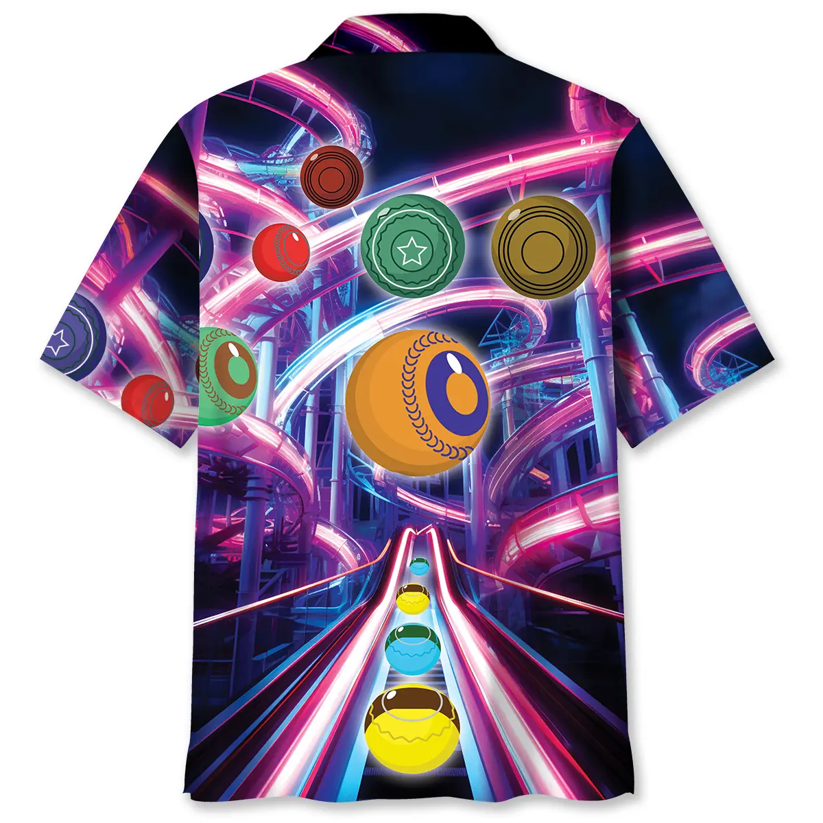 neon-roller-coaster-lawn-bowl-hawaiian-shirt-3
