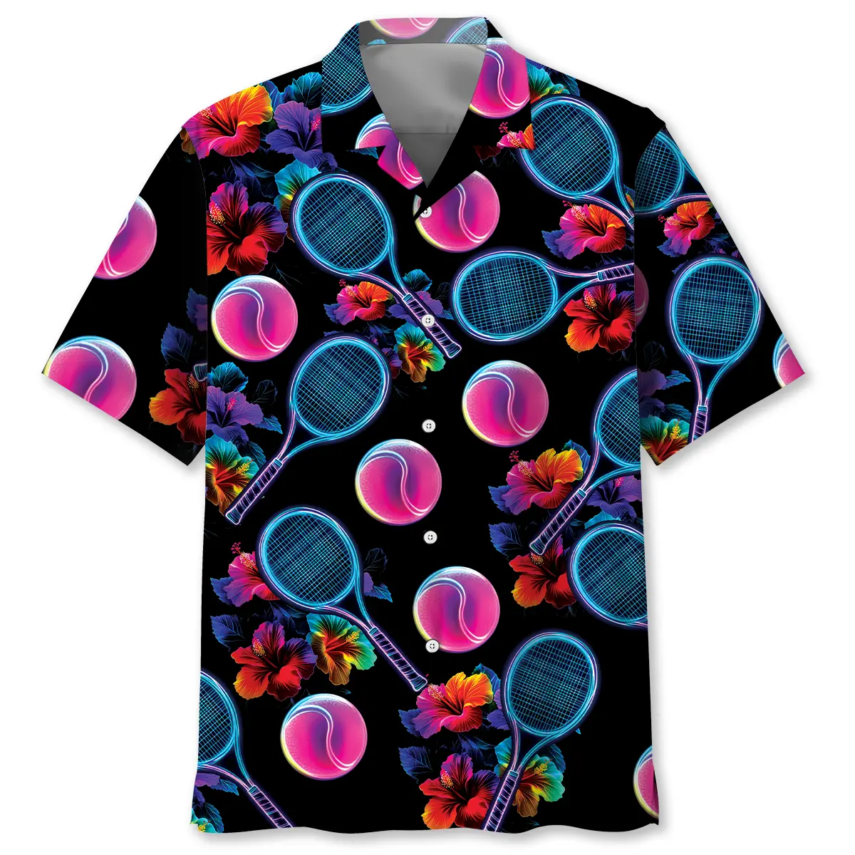 neon-tennis-tropical-hawaiian-shirt