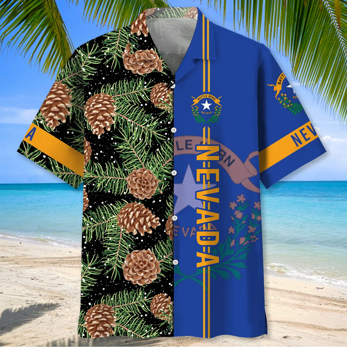 nevada-the-pine-tree-state-hawaiian-shirt-1