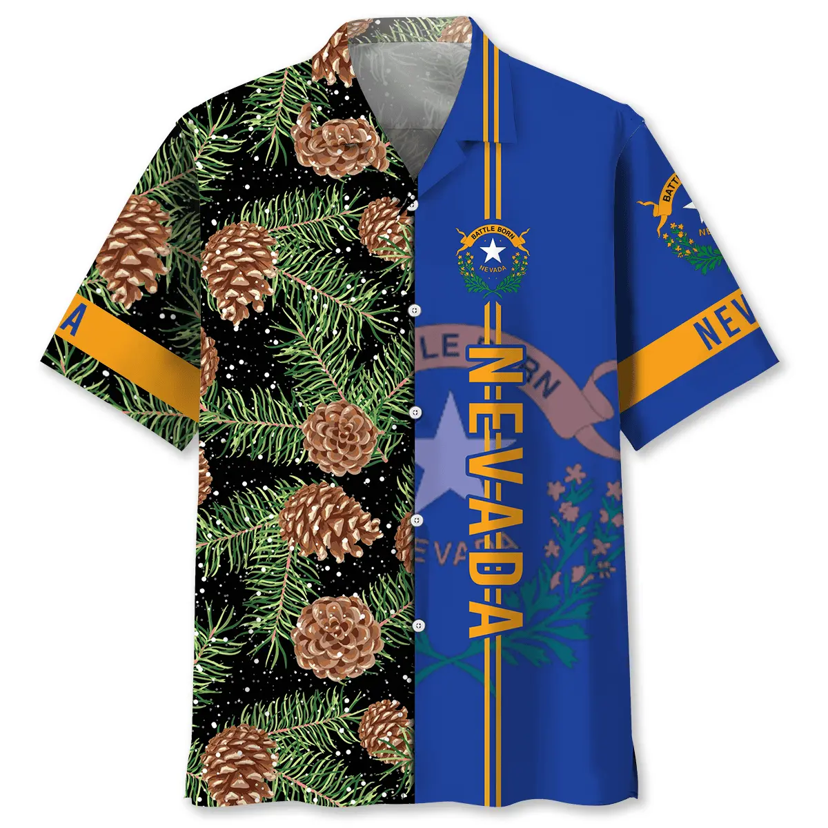 nevada-the-pine-tree-state-hawaiian-shirt