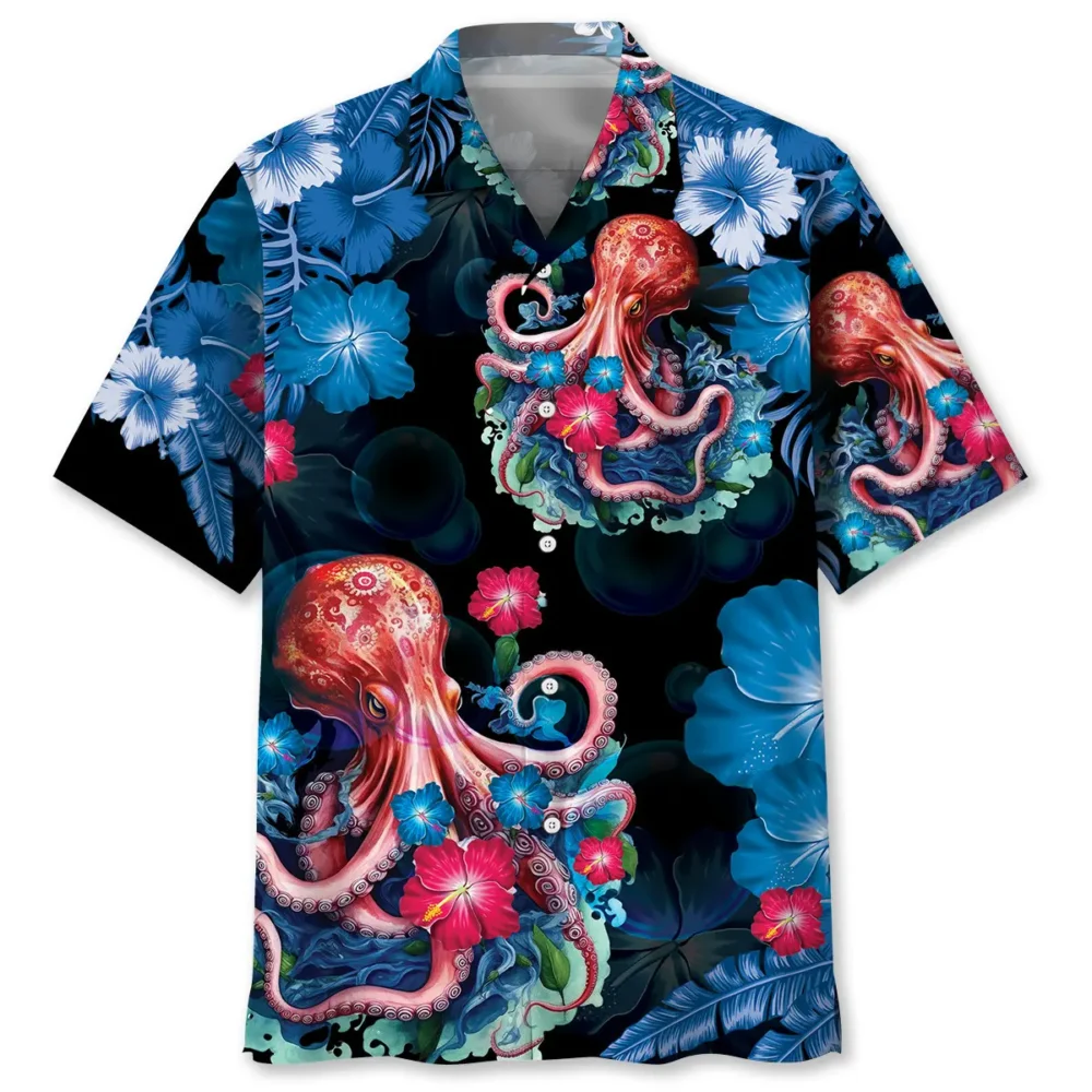 Octopus Hawaiian Shirt HWBN2762858 - Beltina