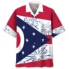 Ohio State Flag Firework Hawaiian Shirt HWBN2764455 - Beltina