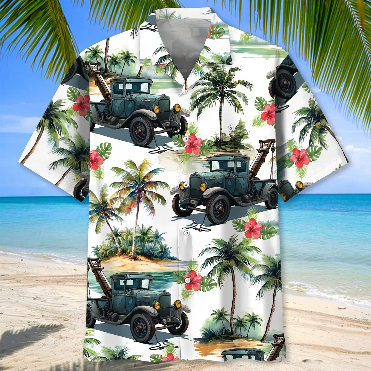 old-tow-truck-hawaiian-shirt-1