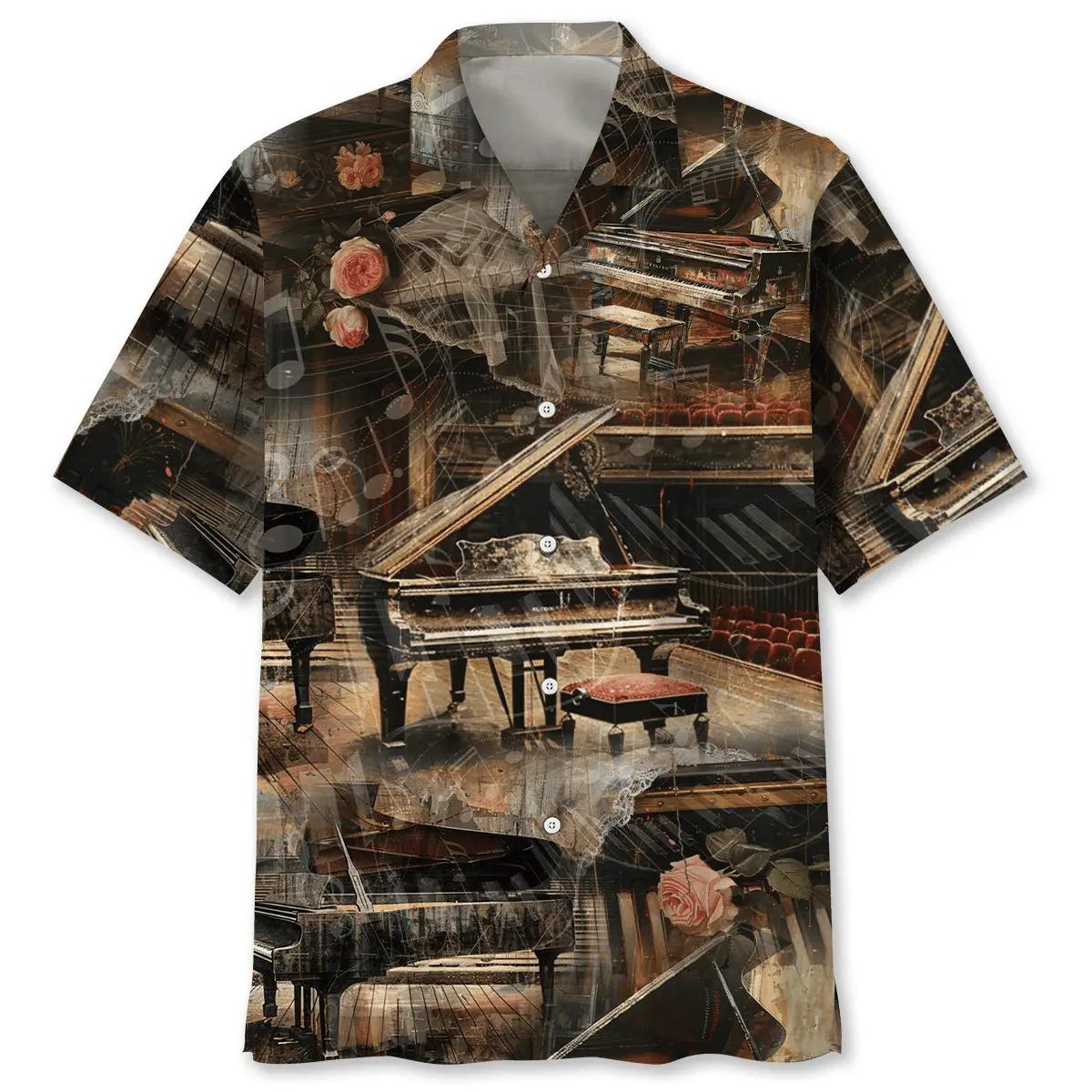 old-vintage-piano-hawaiian-shirt