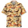 Orange Desert Horse Harness Racing Hawaiian Shirt HWBN2763356 - Beltina