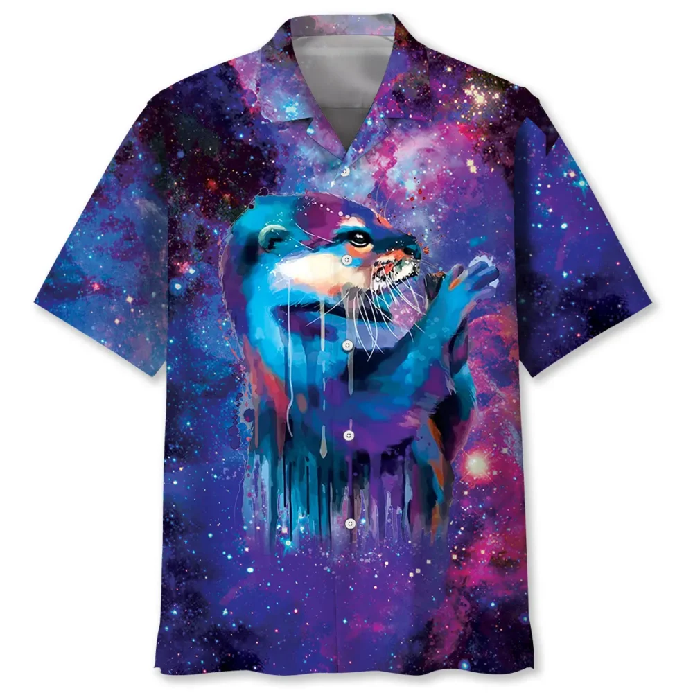 Otters Watercolor Hawaiian Shirt HWBN2762857 - Beltina