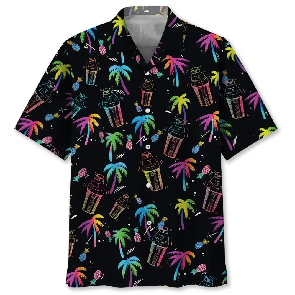 Palm Tree Shaker Bartender Hawaiian Shirt HWBN2762954 - Beltina