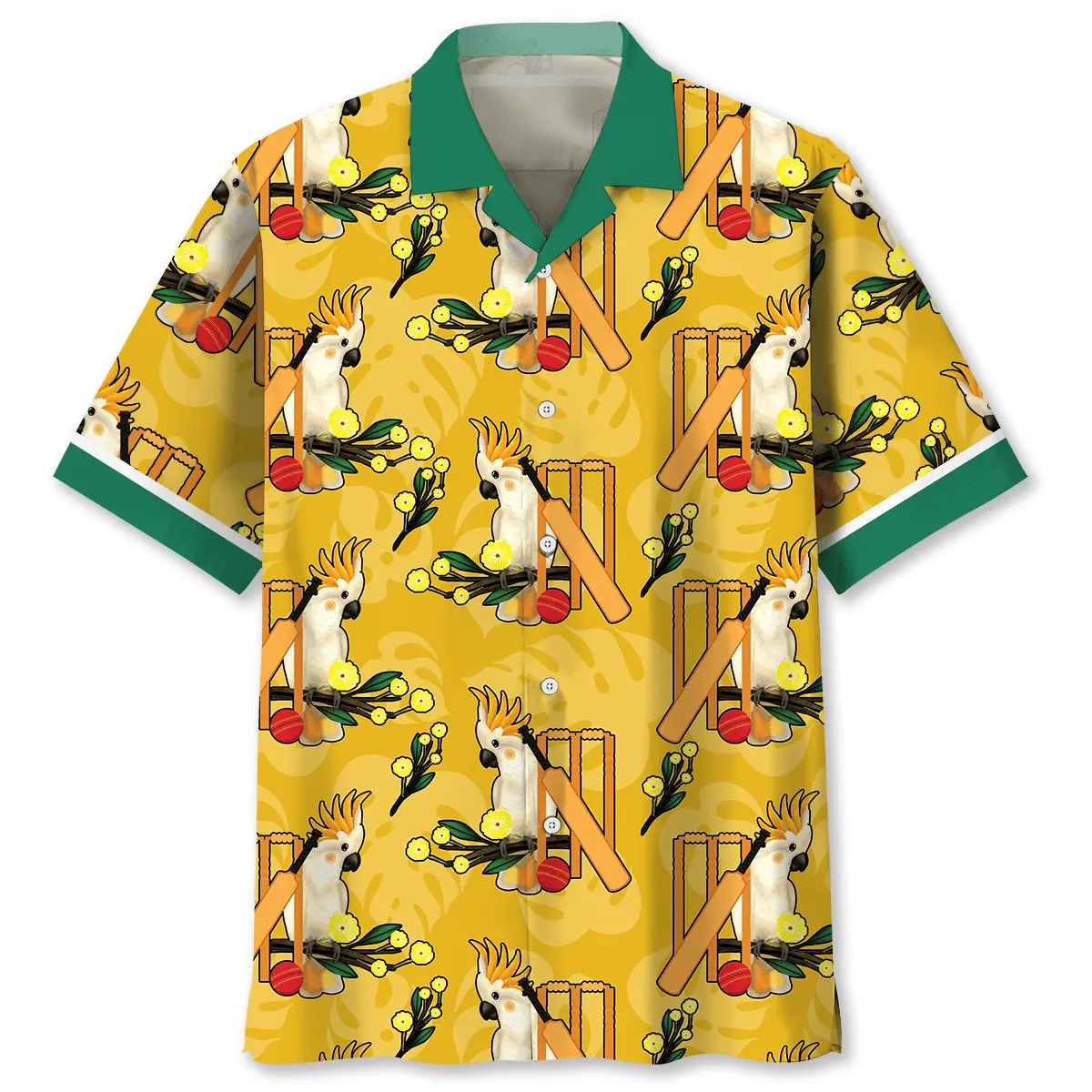 parot-cricket-hawaiian-shirt