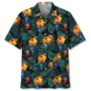 Parrot Dark Green Tropical Hawaiian Shirt HWBN2763470 - Beltina
