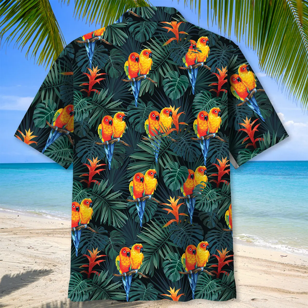 parrot-dark-green-tropical-hawaiian-shirt-3